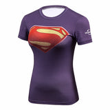 Fitness compression T-shirt - Supergirl classic
