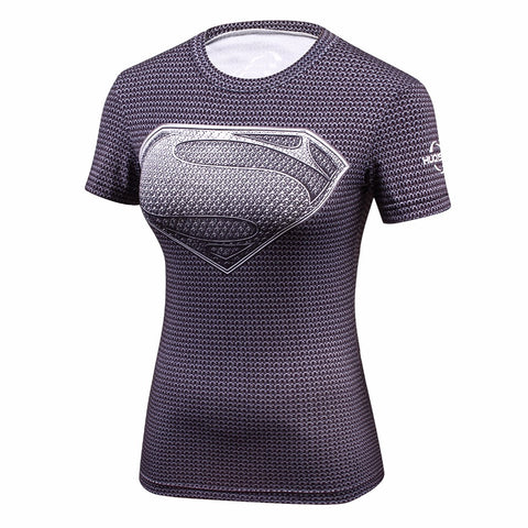 Fitness compression T-shirt - Supergirl