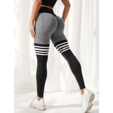Fitness Workout Leggings - Stripes - Squat Proof - 3 Colors