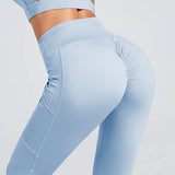 Fitness workout high waist leggings - Team scrunch - Squat proof - 6 colors