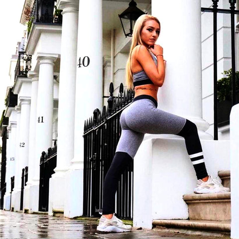 Fitness workout leggings - Bootup - Low waist