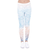Fitness workout leggings - Colorful soft - high waist