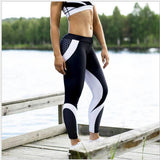 Workout leggings - High waist - Honeycomb