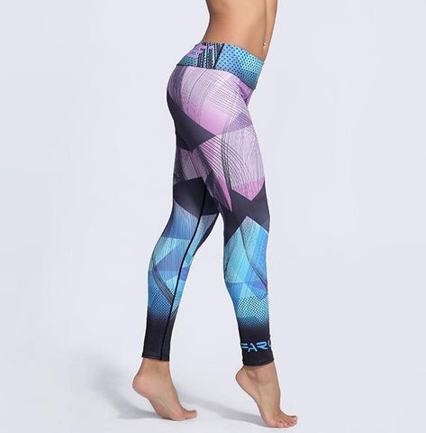 Fitness workout seamless leggings - Wave - Squat proof - High waisted - S/XXXL