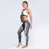 Fitness workout seamless leggings - Abstract - Squat proof - High waisted - S/XXXL