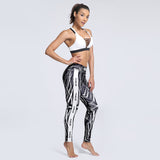 Fitness workout seamless leggings - Abstract - Squat proof - High waisted - S/XXXL