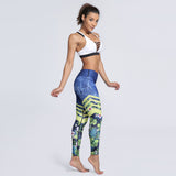 Fitness workout seamless leggings - Jungle  - Squat proof - High waisted