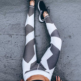 Fitness workout leggings - Strong - White