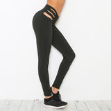 Fitness workout leggings - Tikitaka - High waist - Black