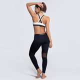 Fitness workout mesh leggings - Black oblivion - Squat proof - S/XXXL