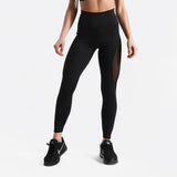Fitness workout leggings - Panther black - Squat proof - High waist - XS/XL