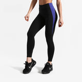 Fitness workout leggings - Corner blue - Squat proof - High waist - XS/XL