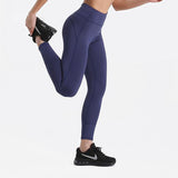 Fitness workout leggings - Shadow blue - Squat proof - High waist - XS/XL