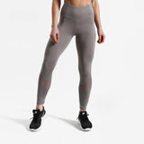 Fitness workout leggings - Grey lights - Squat proof - High waist - XS/XL