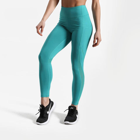 Fitness workout leggings with pockets - Torque aquamarine - Squat proo –  Squat or Not