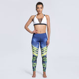 Fitness workout seamless leggings - Jungle  - Squat proof - High waisted