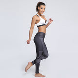 Fitness workout seamless leggings - Galaxy black - Squat proof - S/XXXL